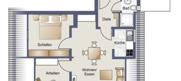 Apartamento de 1 dormitorio en Bielefeld, Germany No. 364539 19