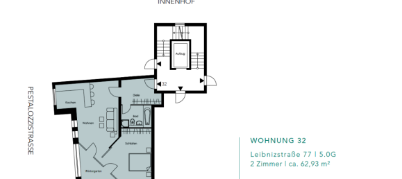 Apartamento de 2 habitaciónes en Charlottenburg, Germany No. 93698 7