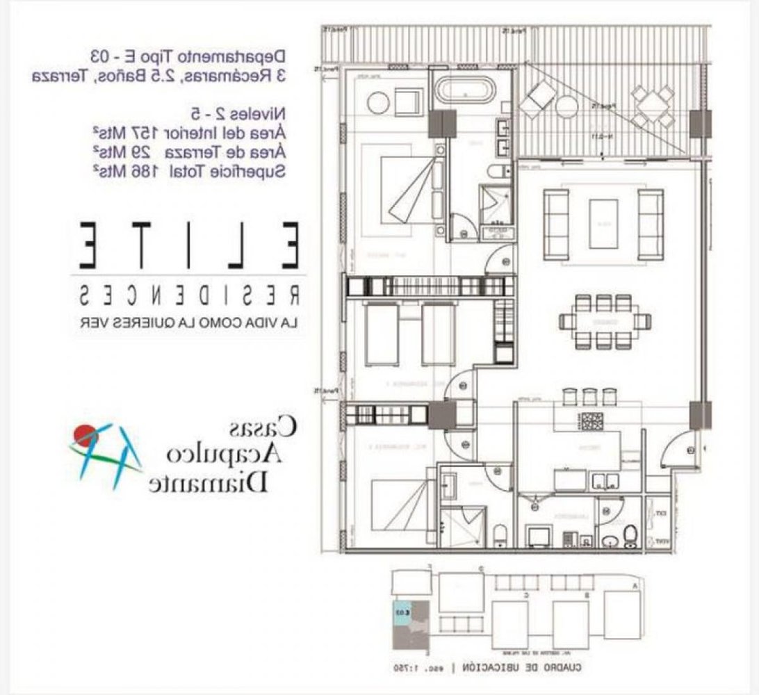 3 bedrooms Apartment in Guerrero, Mexico No. 153034