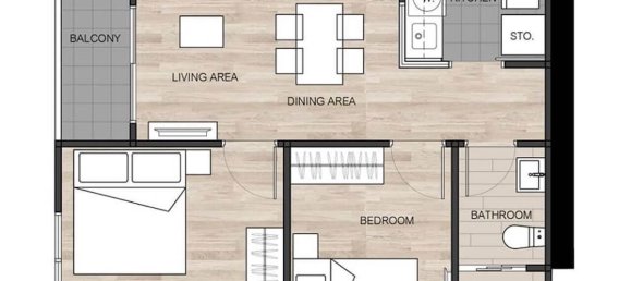 2 bedrooms Condo in Bangkok, Thailand No. 2882 5