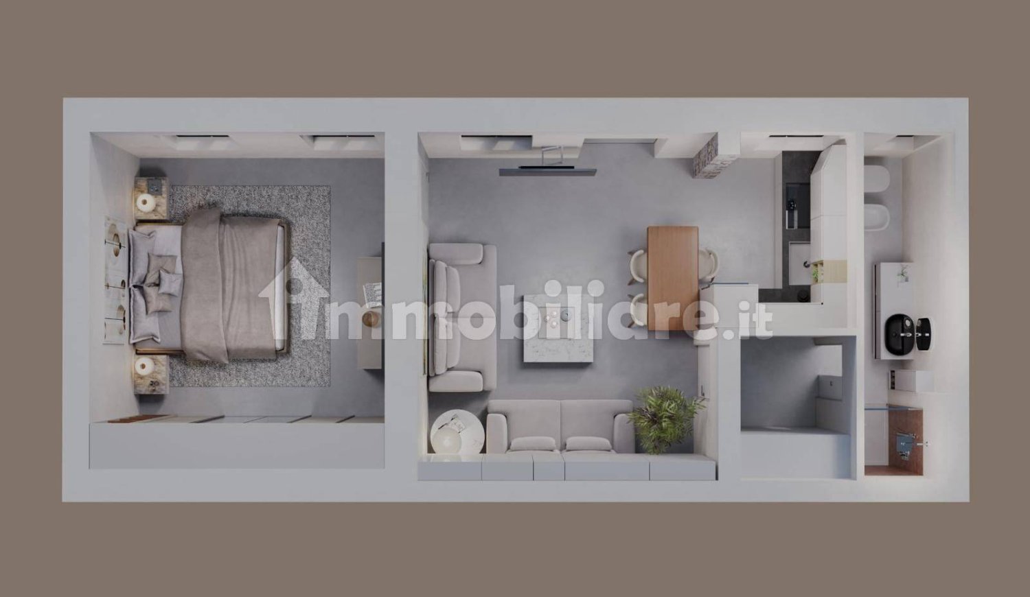 Apartamento de 1 dormitorio en Seregno, Italy No. 252338