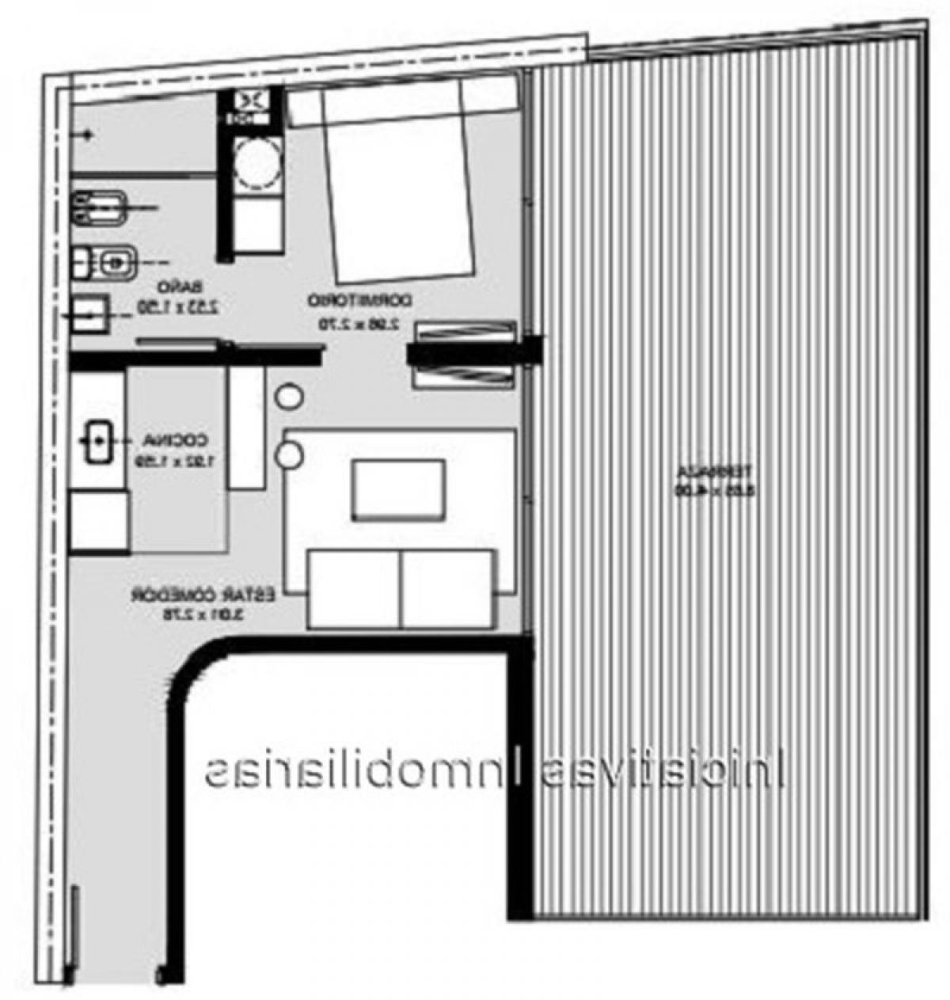 Studio in Montevideo, Uruguay No. 103