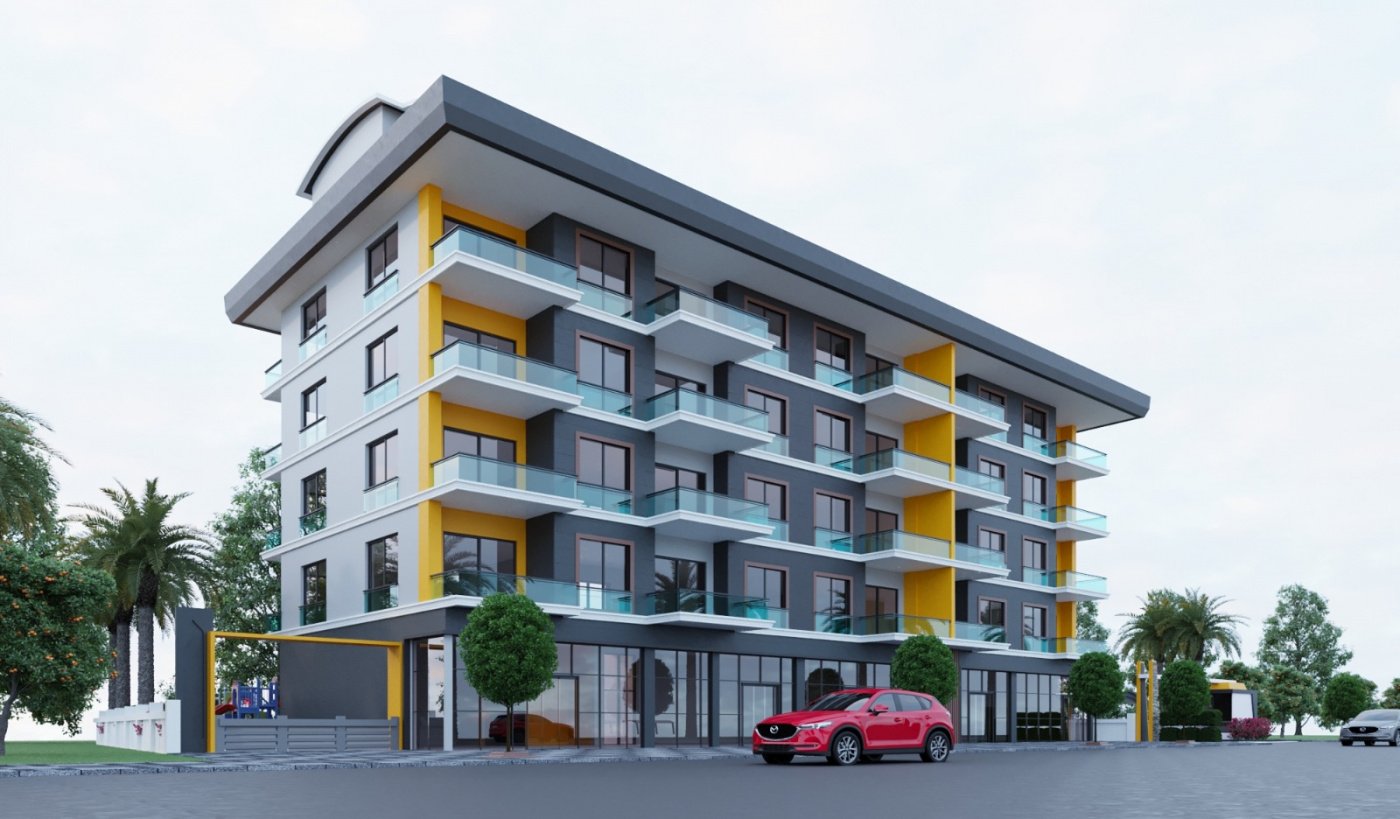 Квартира 1+1 в Авсаллар, Турция № 30476