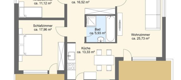 Apartamento de 3 dormitorios en Hochst, Austria No. 163536 12