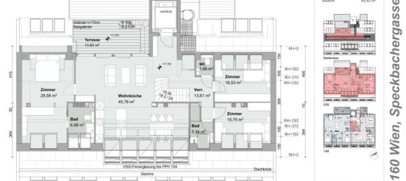 4 rooms Penthouse in Ottakring, Austria No. 156396 6