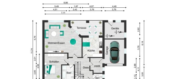 3 غرف نوم منزل في Emsland, Germany رقم 357991 10