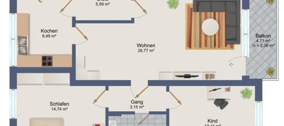 Apartamento T2 em Bad Tolz-Wolfratshausen, Germany N.º 227412 12