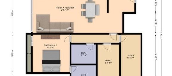 3 bedrooms Apartment in Sants-Montjuic, Spain No. 167091 7