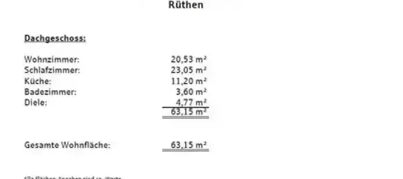 1 غرف نوم شقة في Soest, Germany رقم 149896 20