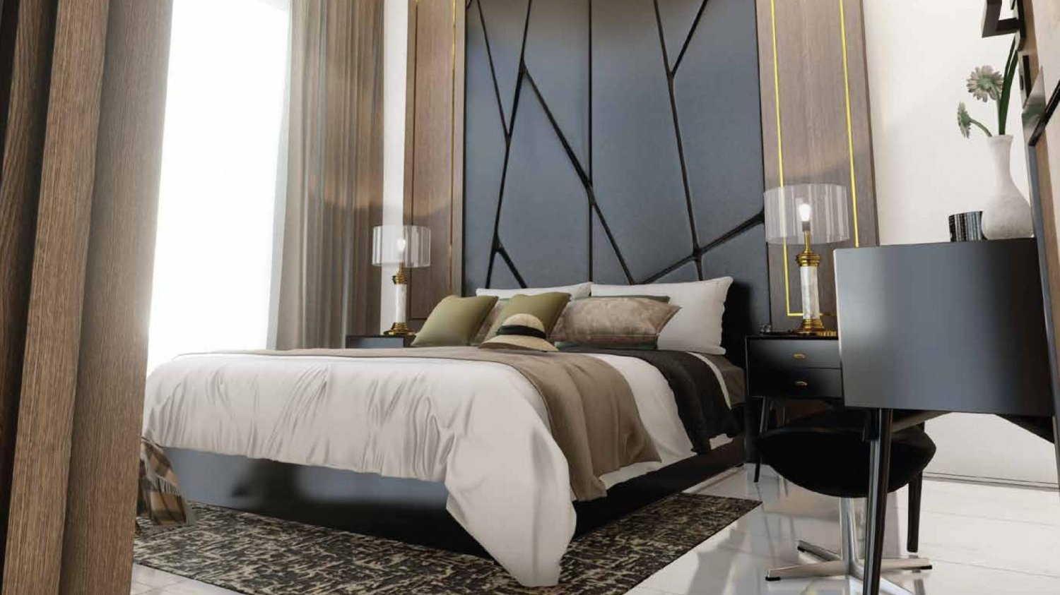 Квартира с 1 спальней в SAMANA WAVES II, Джумейра Вилладж Серкл, ОАЭ № 62259