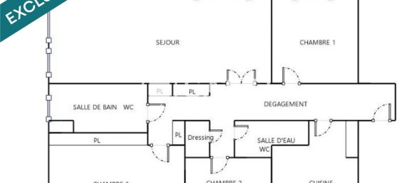 3 chambres Appartement à Caluire-et-Cuire, France No. 289998 9