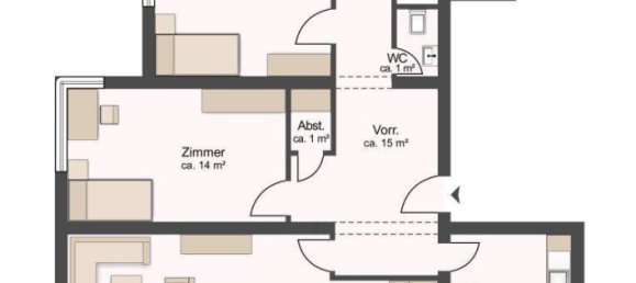 Apartamento de 4 divisões em Wahring, Austria N.º 211630 15