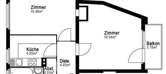 Apartamento T1 em Moabit, Germany N.º 247024 28