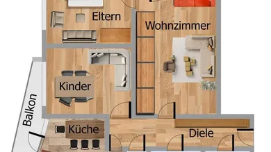 3-Zimmer Wohnung in Wörgl, Austria, Nr. 138126