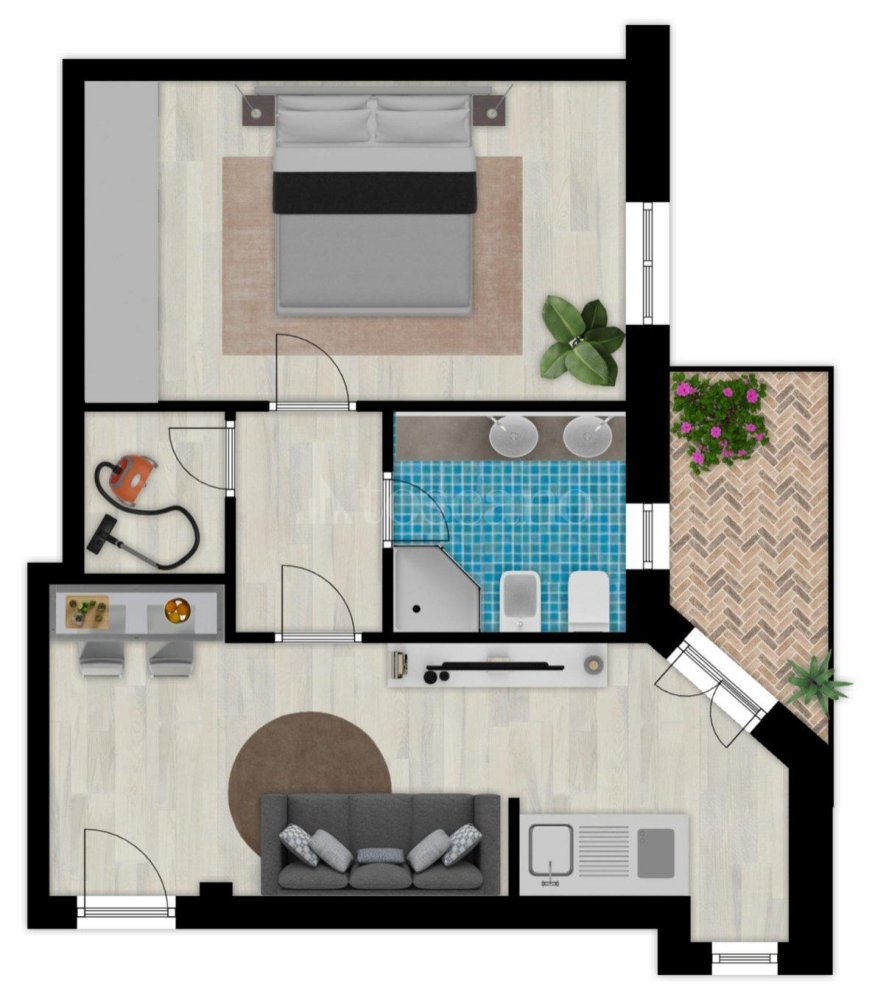 2 rooms Apartment in Milan, Italy No. 394647