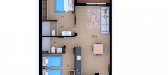 2 Schlafzimmer Wohnung in Denia, Spain, Nr. 11243 5