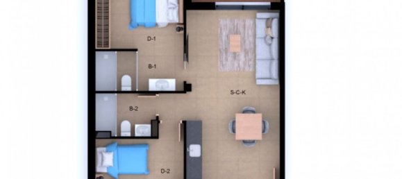 2 Schlafzimmer Wohnung in Denia, Spain, Nr. 11243 7