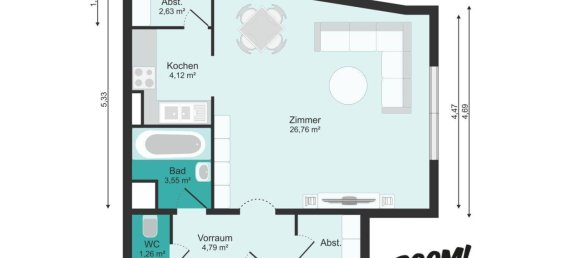 Studio in Wien, Austria, Nr. 227010 7