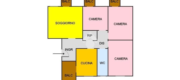 Квартира с 4 комнатами в Бриндизи, Италия № 146108 31