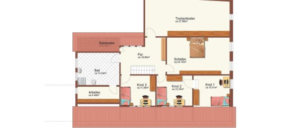 9غرفة منزل في Gifhorn, Germany رقم 131174 10