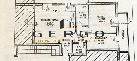 3 rooms Apartment in Albignasego, Italy No. 2909 31