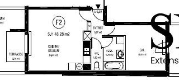 1 غرف نوم شقة في Lisieux, France رقم 360429 6