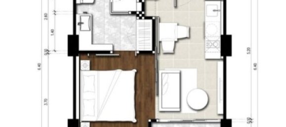 Apartamento com 1 quarto em condomínio em Surin Beach, Thailand N.º 26041 17