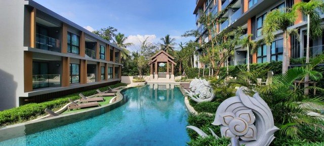 Apartamento com 1 quarto em condomínio em Surin Beach, Thailand N.º 26041