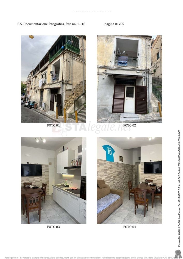 4 rooms Apartment in Naples, Italy No. 12905
