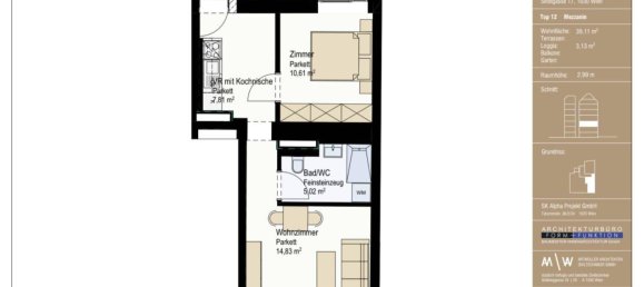 2-salle Appartement à Vienna, Austria No. 226834 10