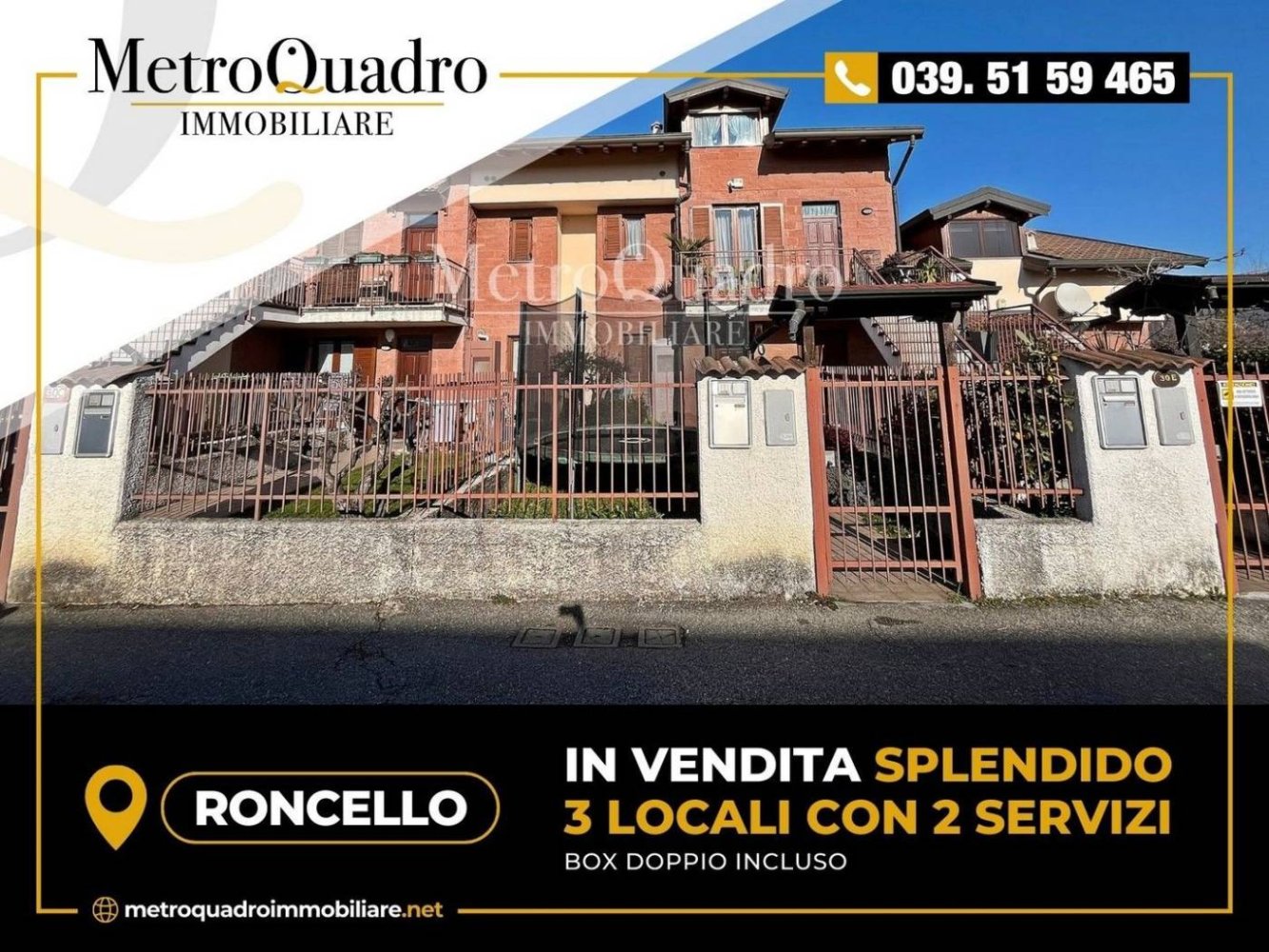 2 bedrooms Apartment in Roncello, Italy No. 238798