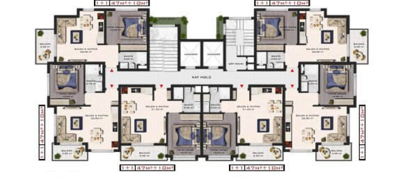 3 rooms Penthouse in Avsallar, Turkey No. 10071 12