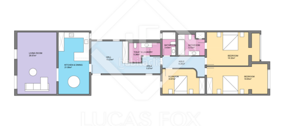 3 Schlafzimmer Wohnung in Eixample, Spain, Nr. 42322 41