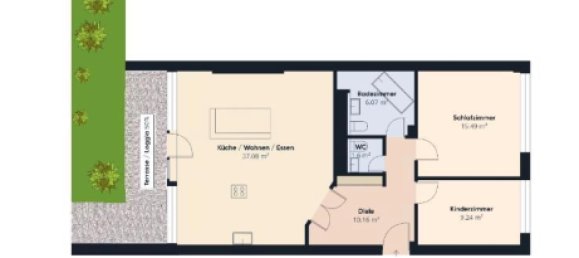 1 غرف نوم شقة في Wiesbaden, Germany رقم 311841 13