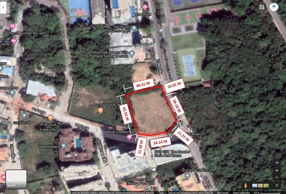 1808m² Land in Pattaya, Thailand No. 26423