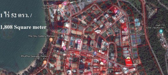 1808m² Land in Pattaya, Thailand No. 26423 2