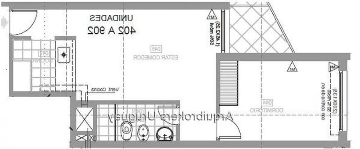 Studio in Montevideo, Uruguay, Nr. 7701