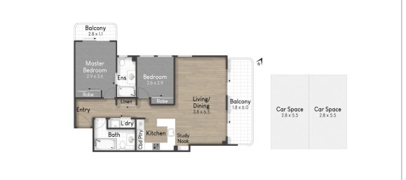 Apartamento T2 em Mermaid Beach, Australia N.º 380 22