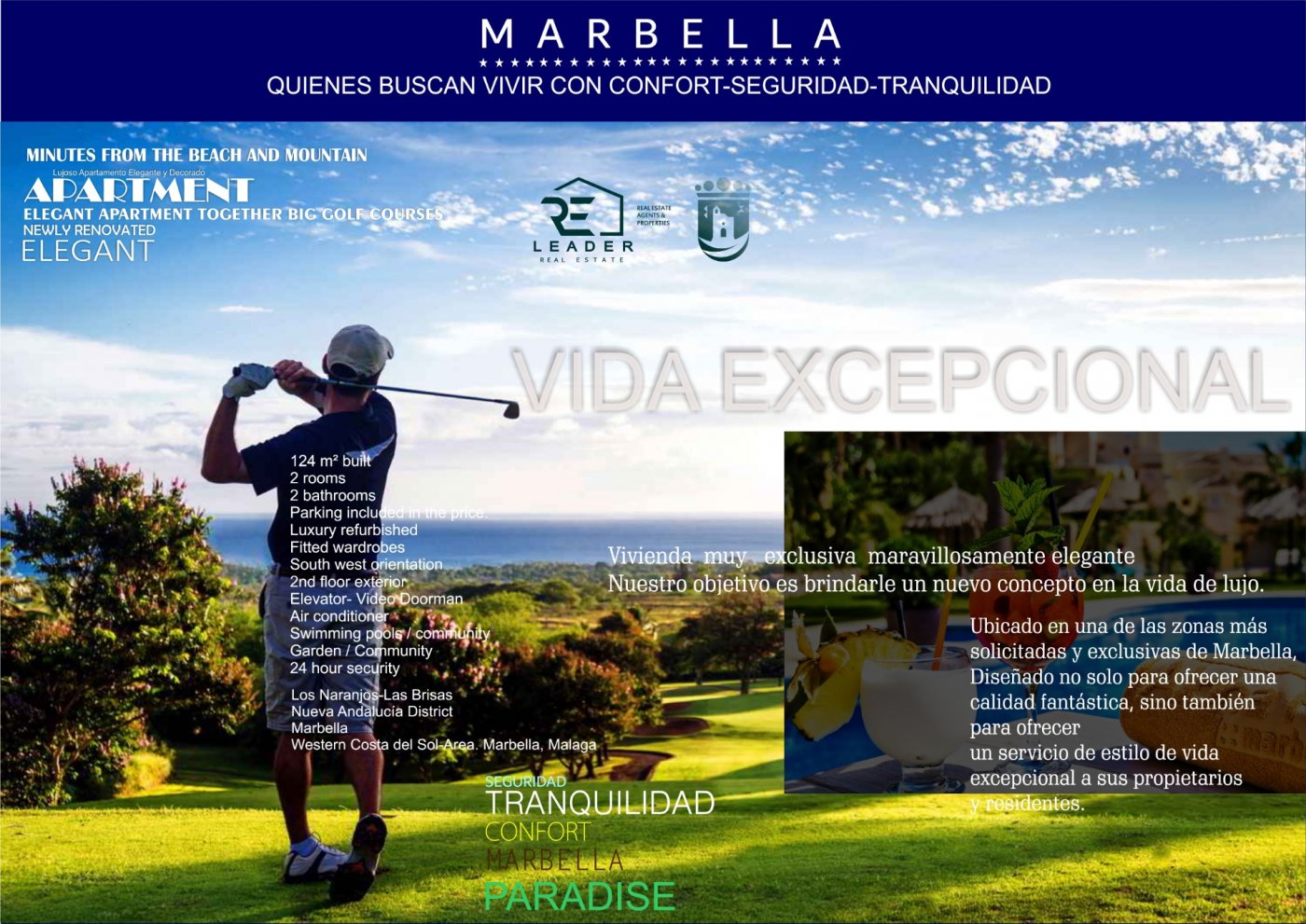 2 غرف نوم شقة في Marbella, Spain رقم 73338