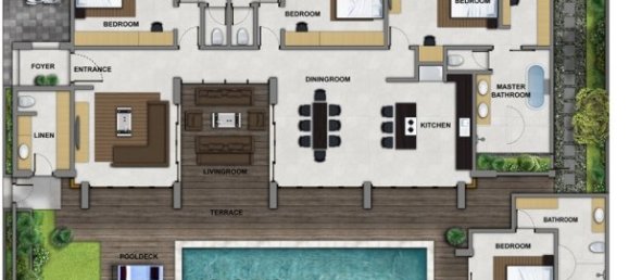 4 Schlafzimmer Villa in Seminyak, Indonesia, Nr. 3132 23