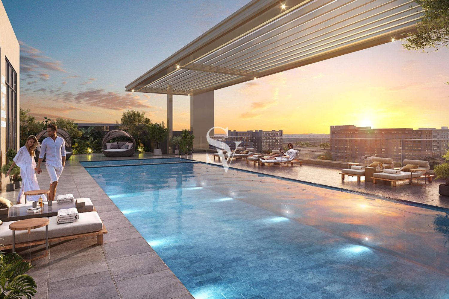 Apartamento T2 em Dubai Land, UAE N.º 196671