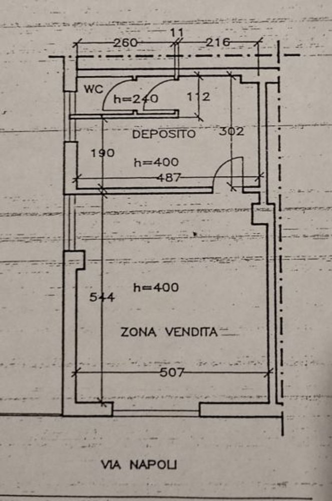 Gewerbliche Immobilie in Genoa, Italy 45m², Nr. 395566