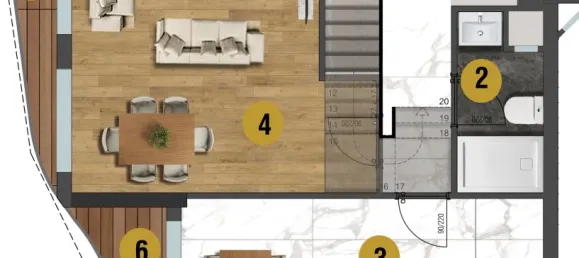 شقة 2+1 في Mugla, Turkey رقم 33320 11