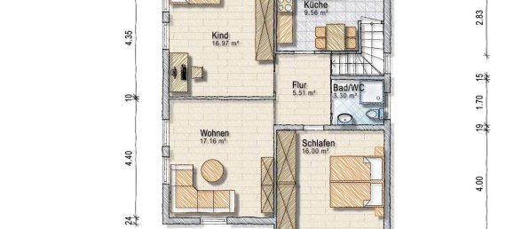 Таунхаус с 5 комнатами в Cuxhaven, Германия № 143402 16