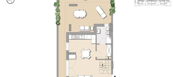 Пентхаус с 3 комнатами в Сесто Сан Джованни, Италия № 71032 3