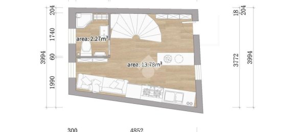 1 غرف نوم منزل في Fregona, Italy رقم 336698 14