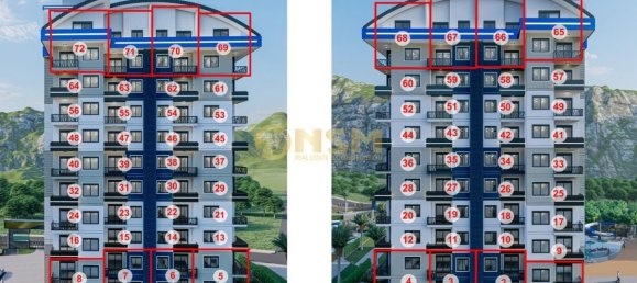 Wohnung 1+1 in Alanya, Turkey, Nr. 31048 2