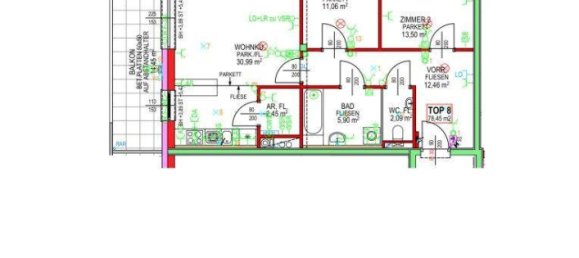 3 rooms Apartment in Wieselburg, Austria No. 126601 5