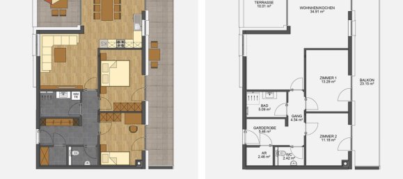 3-Zimmer Wohnung in Nüziders, Austria, Nr. 46668 7