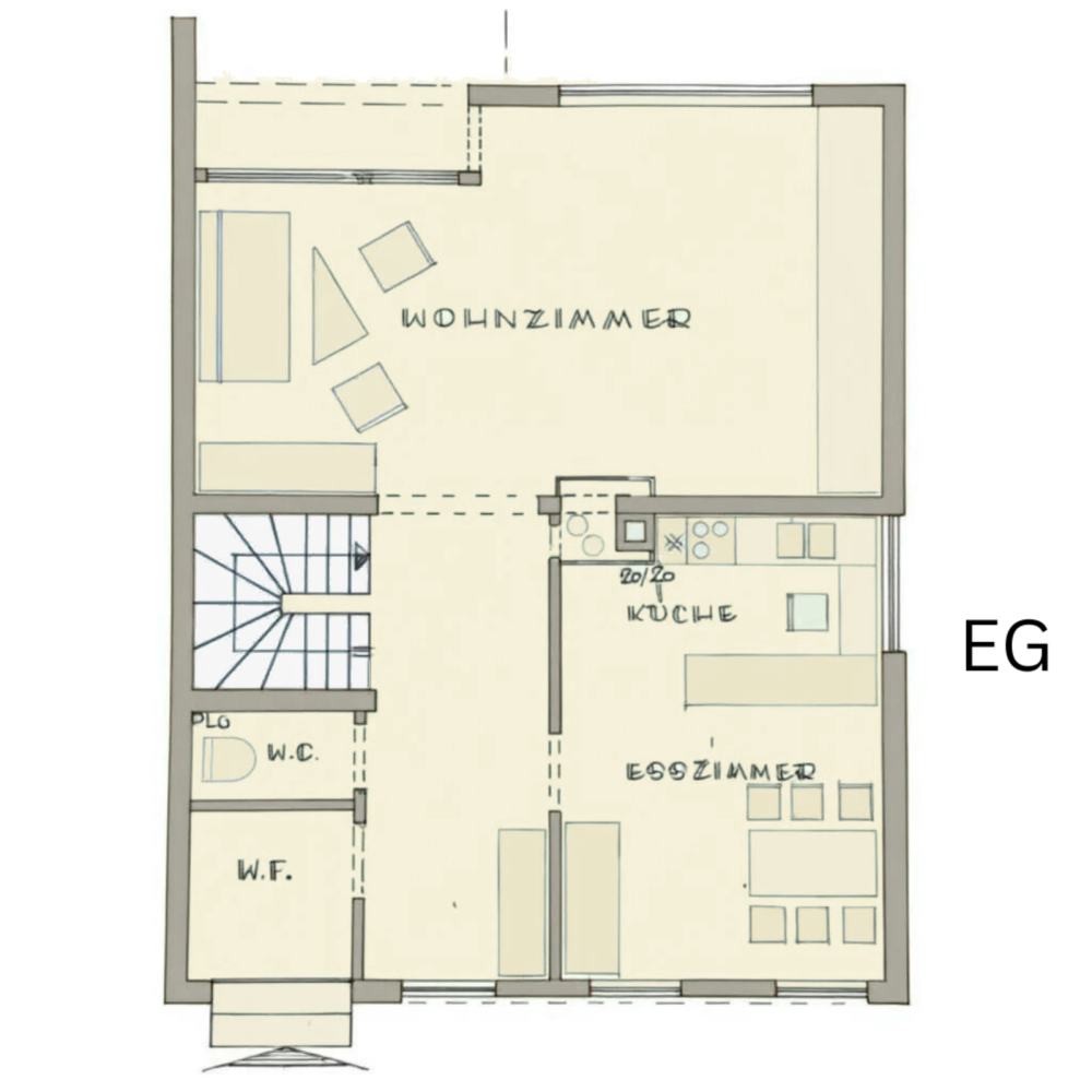 Таунхаус с 4 спальнями в Эслинген, Германия № 234194